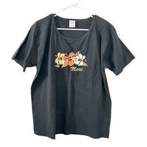 Maui Hawaii Embroidered Graphic Tee